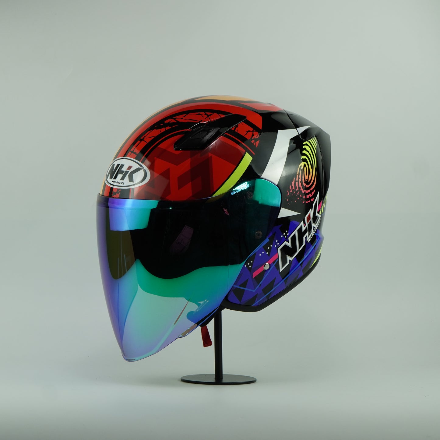NHK Helmet S1GP S Mark Garcia (Black Glossy)