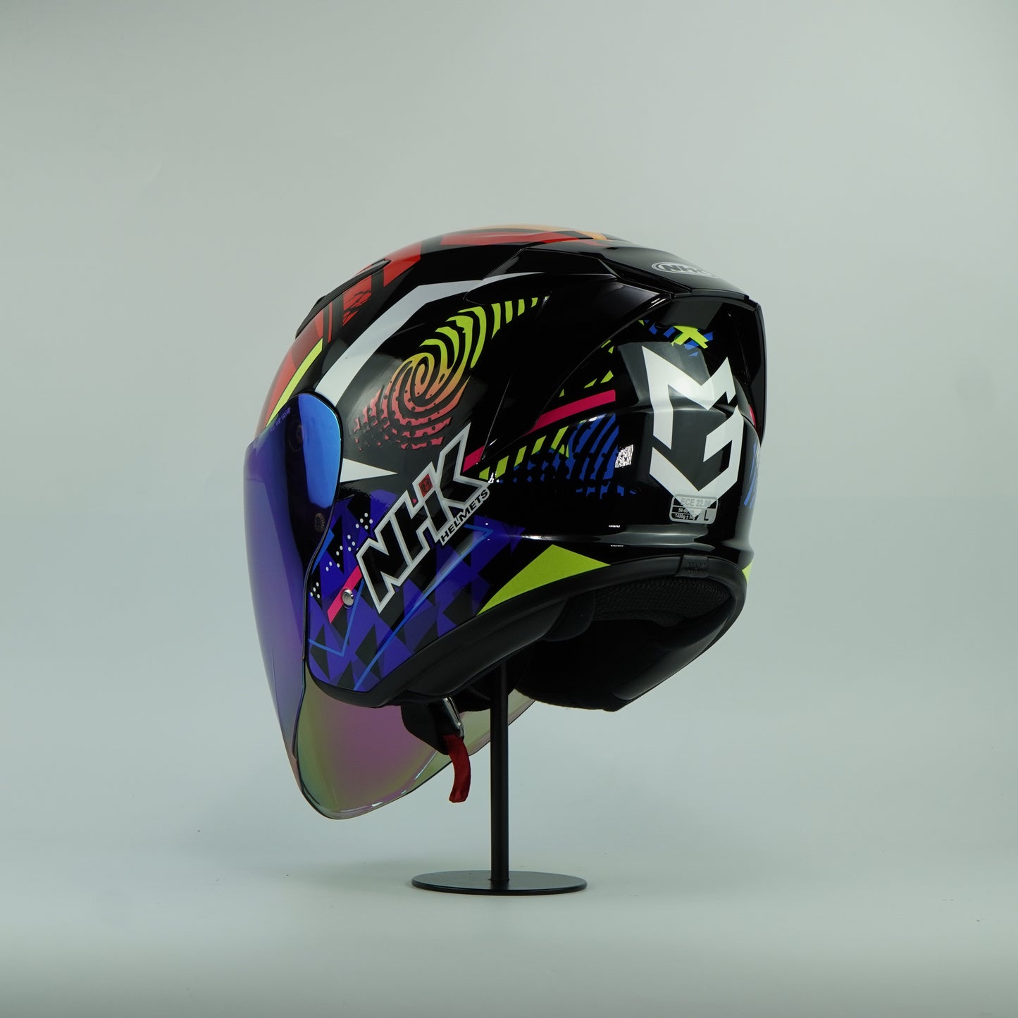 NHK Helmet S1GP S Mark Garcia (Black Glossy)