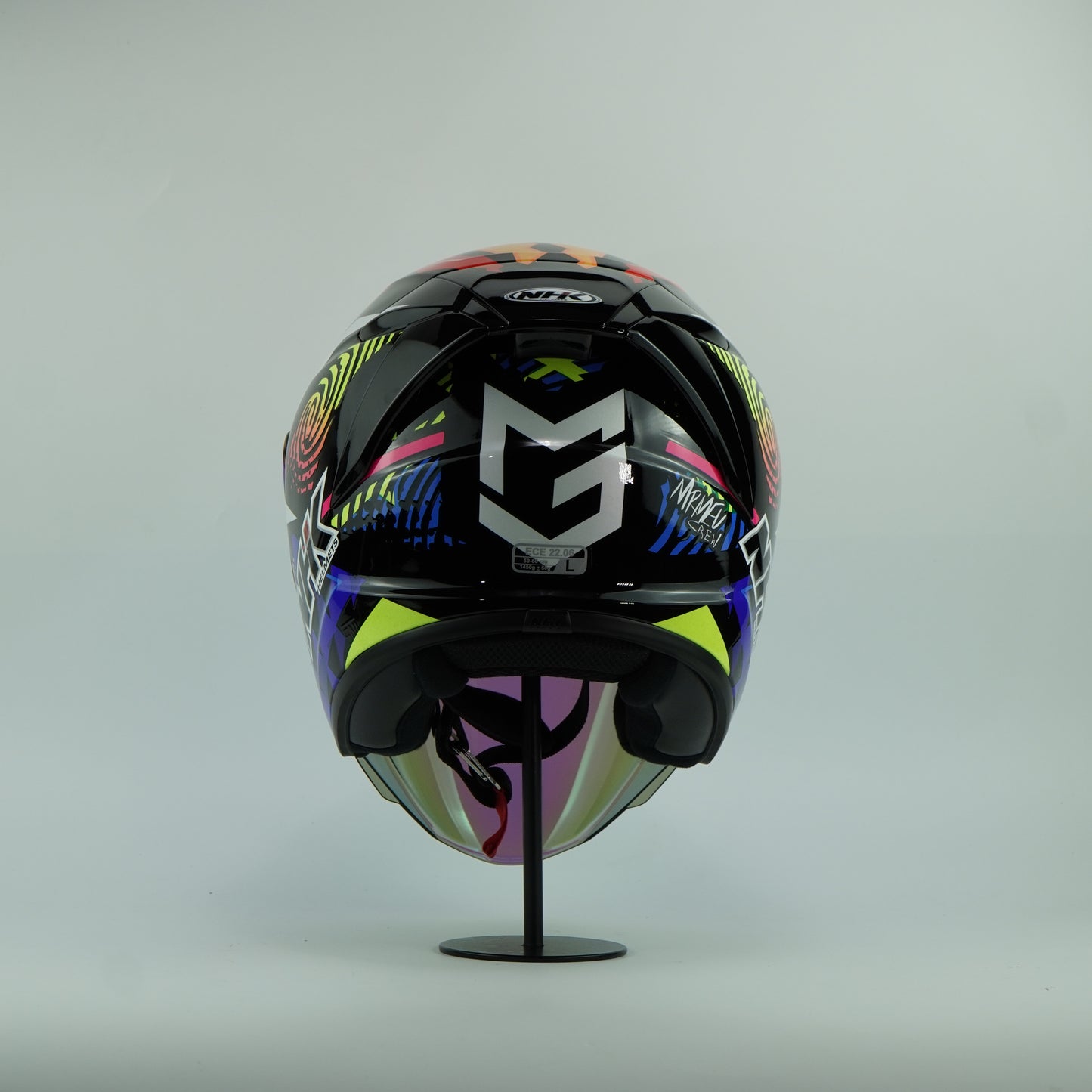 NHK Helmet S1GP S Mark Garcia (Black Glossy)