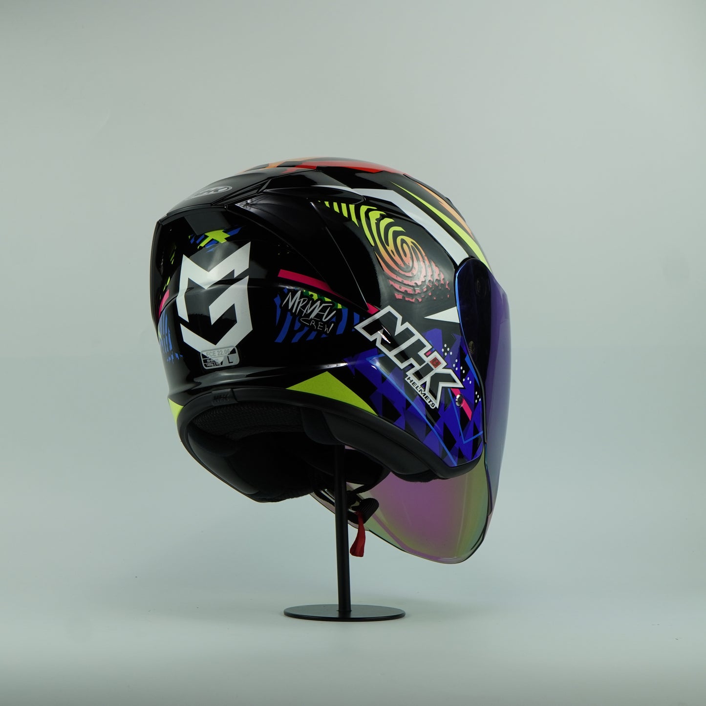 NHK Helmet S1GP S Mark Garcia (Black Glossy)