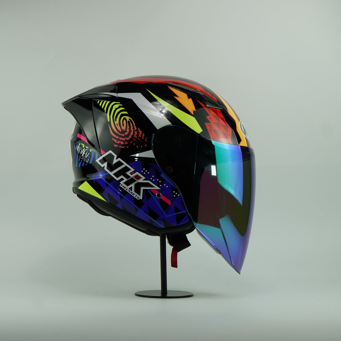 NHK Helmet S1GP S Mark Garcia (Black Glossy)