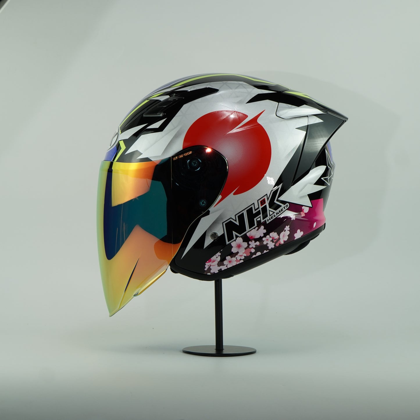 NHK Helmet S1GP S Alonso #4 (Black/Blue Glossy)