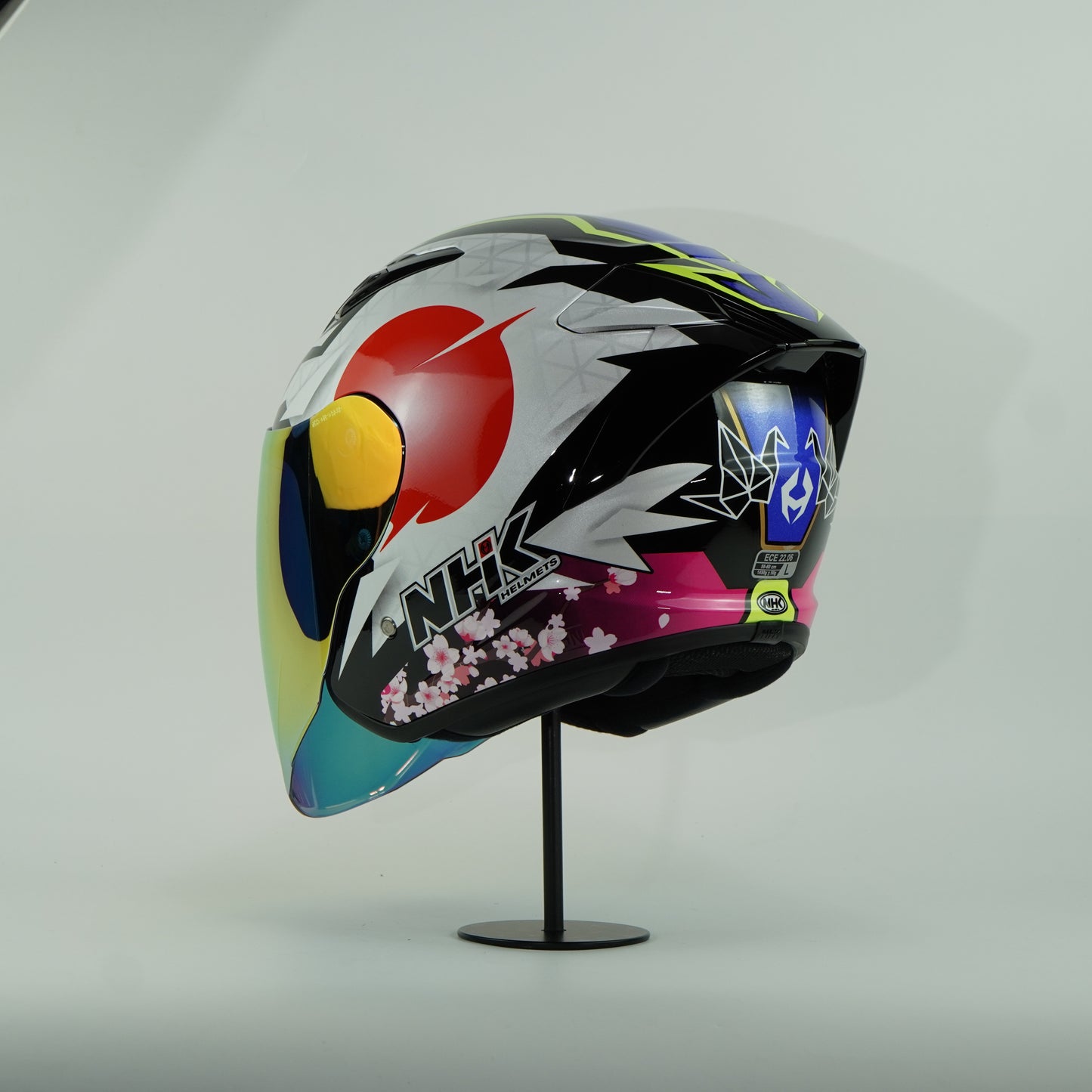 NHK Helmet S1GP S Alonso #4 (Black/Blue Glossy)