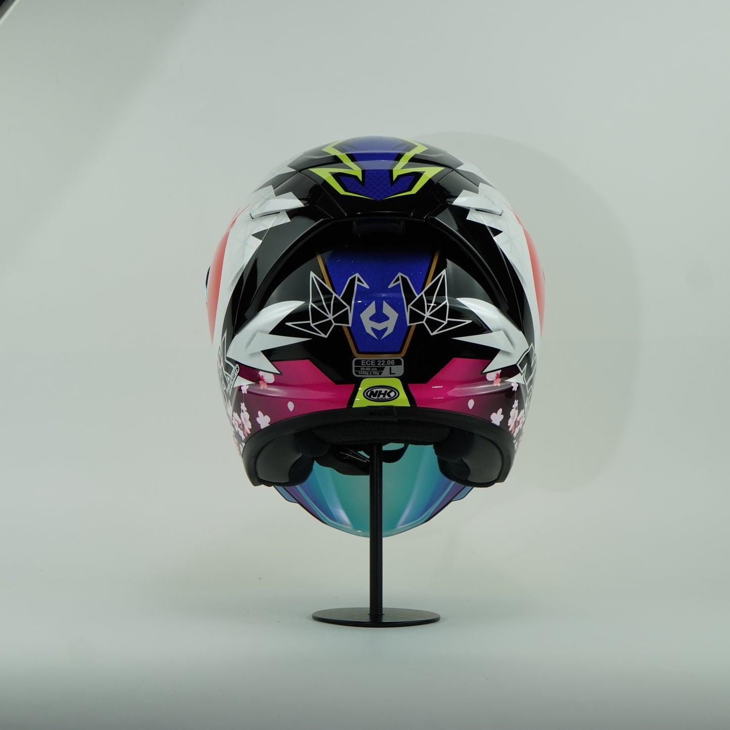 NHK Helmet S1GP S Alonso #4 (Black/Blue Glossy)