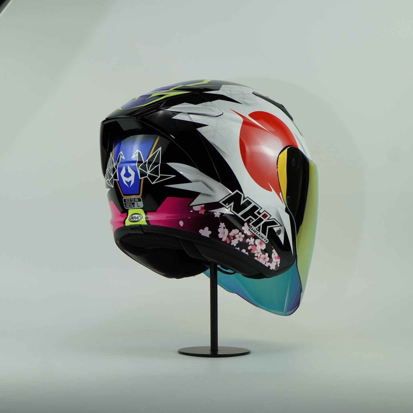 NHK Helmet S1GP S Alonso #4 (Black/Blue Glossy)