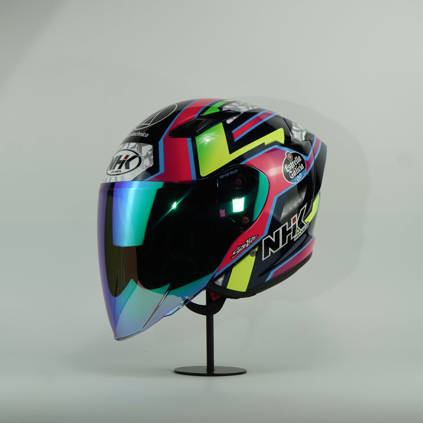 NHK Helmet S1GP S Alonso #10 (Black Metallic Blue Glossy)