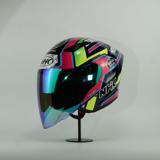NHK Helmet S1GP S Alonso #10 (Black Metallic Blue Glossy)