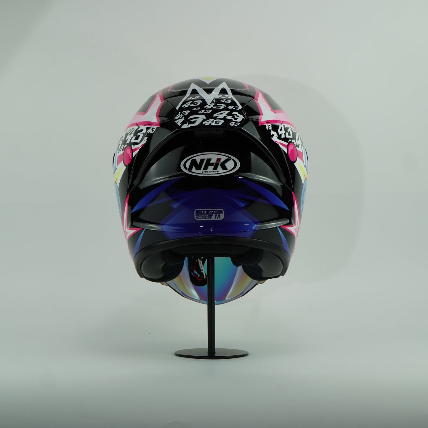 NHK Helmet S1GP S Candy Star (Black/Pink Glossy)