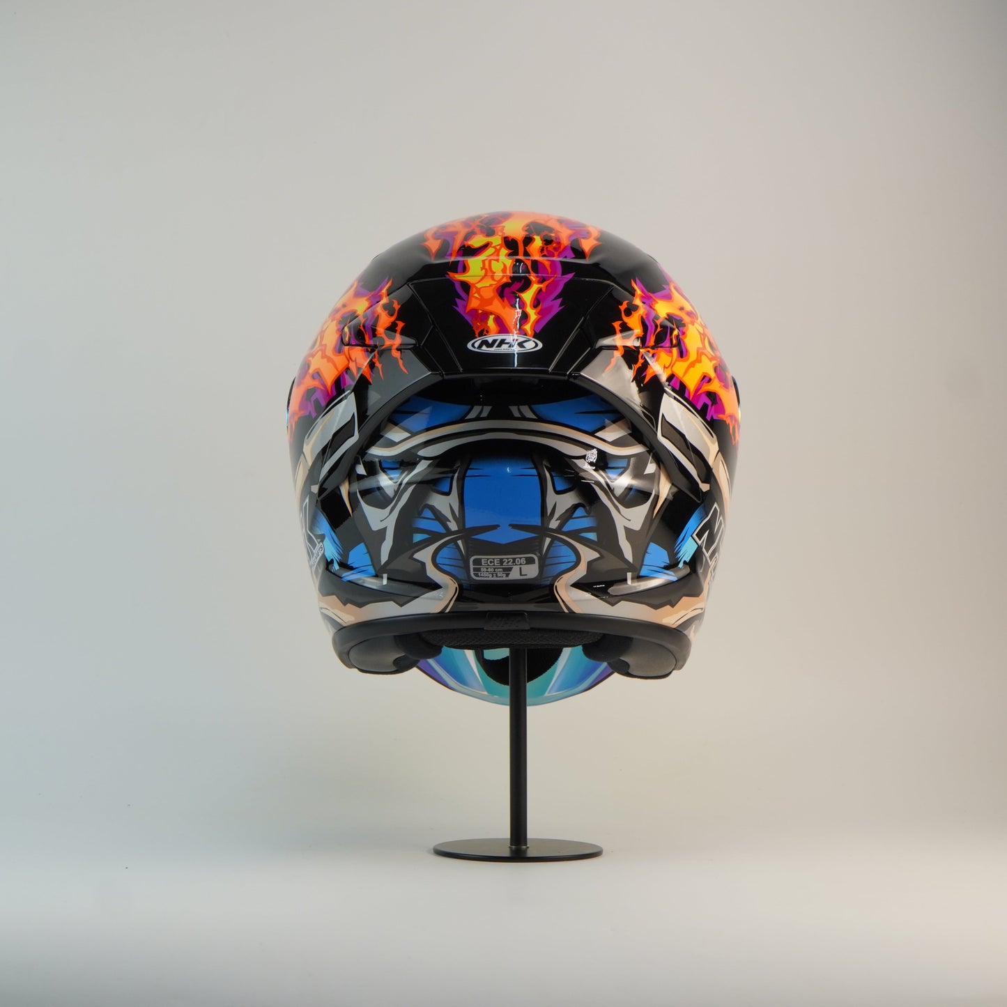 NHK Helmet S1GP S Afif Amran (Black/Orange Glossy)
