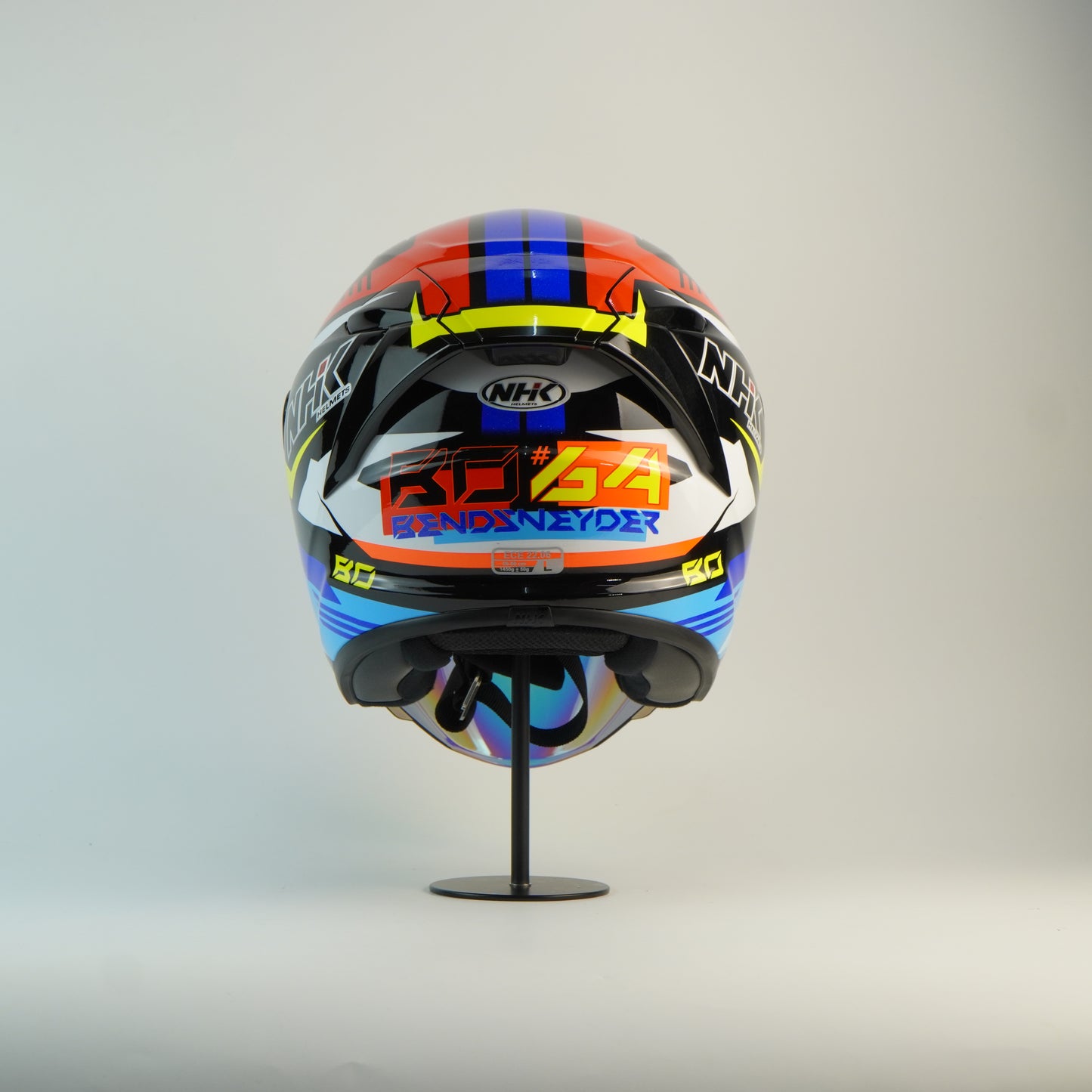 NHK Helmet S1GP S BO #9 (White Glossy)