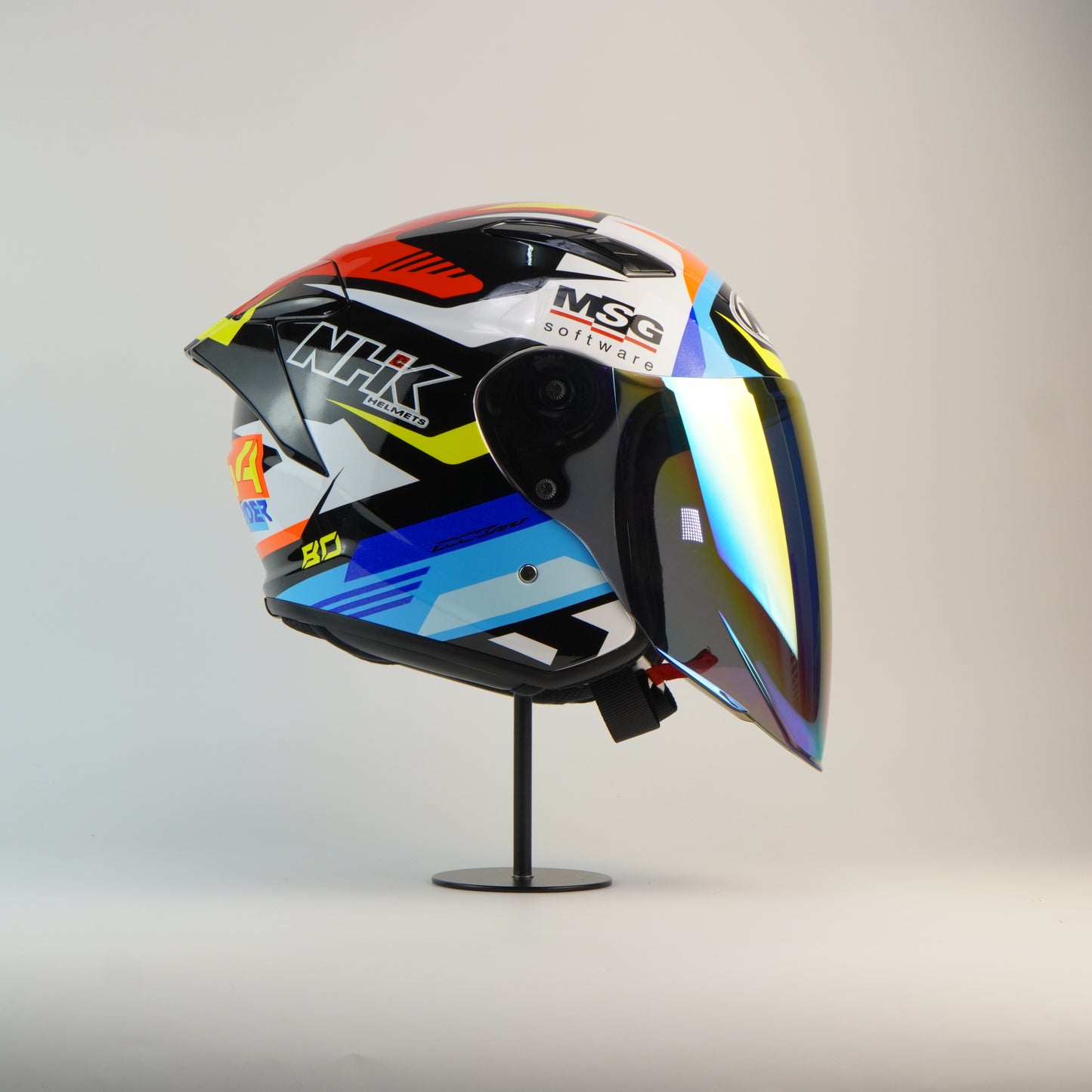 NHK Helmet S1GP S BO #9 (White Glossy)