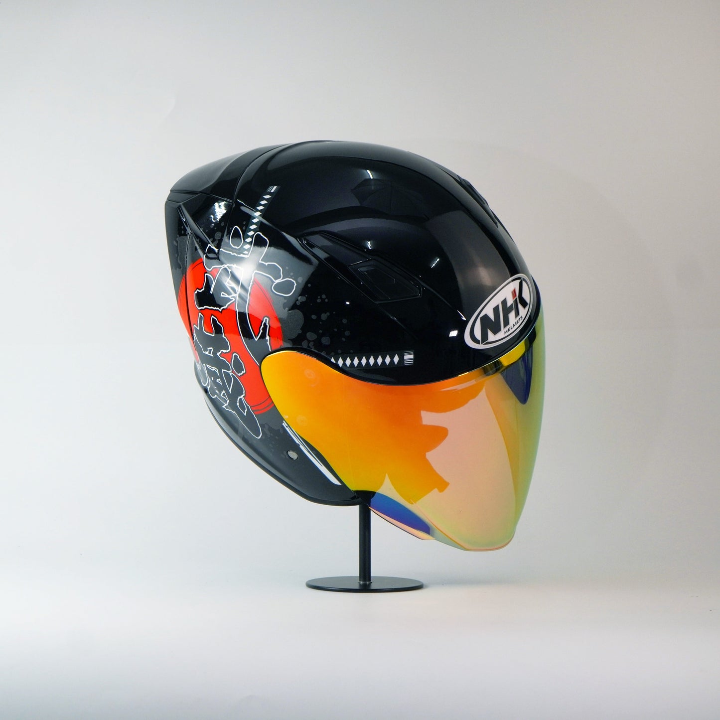 NHK Helmet S1GP S Bushido Musashi (Black/Red Glossy)