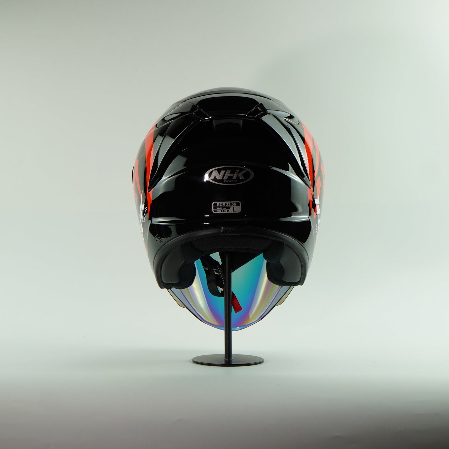 NHK Helmet S1GP S Kanji #1 (Black/Red Glossy)