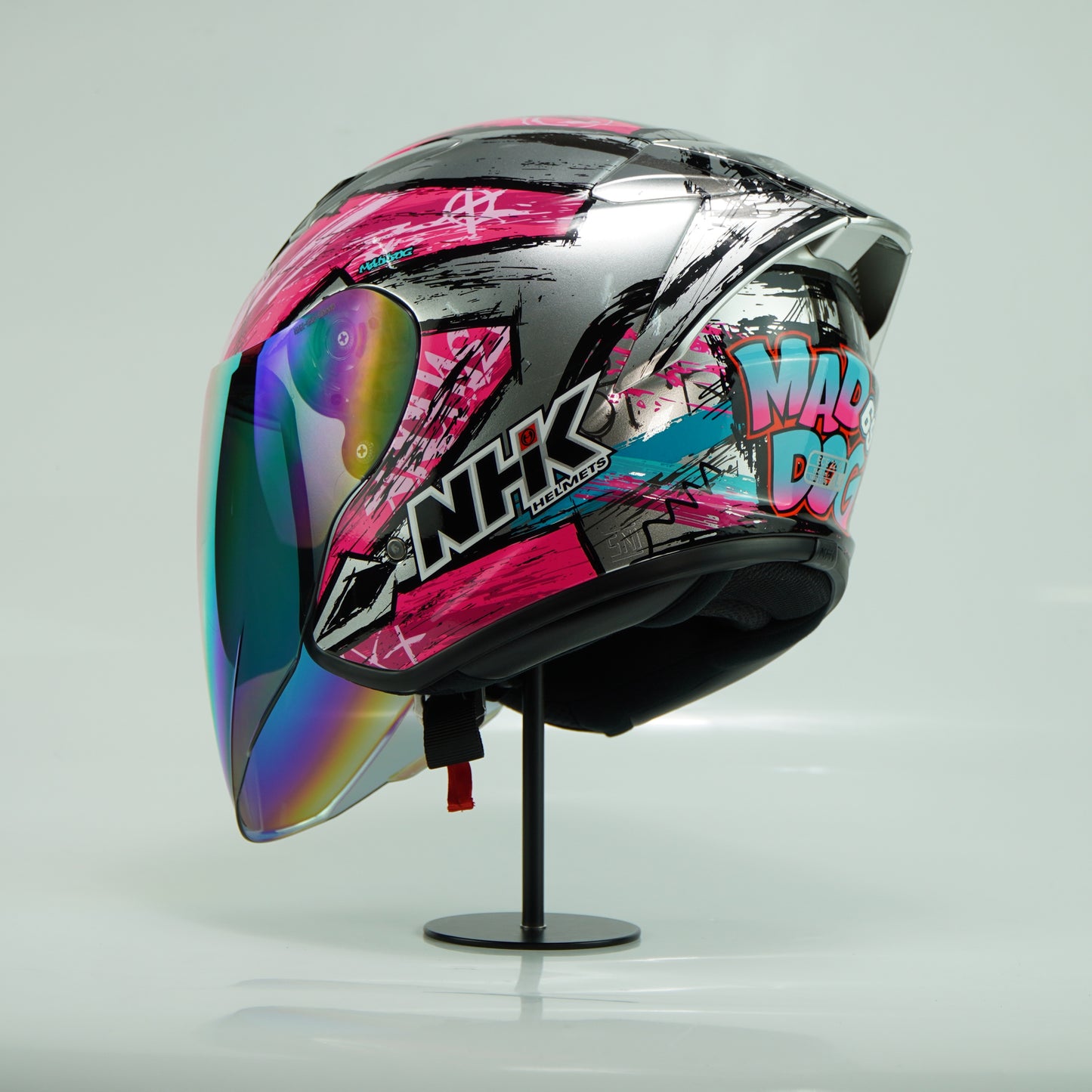 NHK Helmet S1GP S Archie (Chrome Silver Glossy)