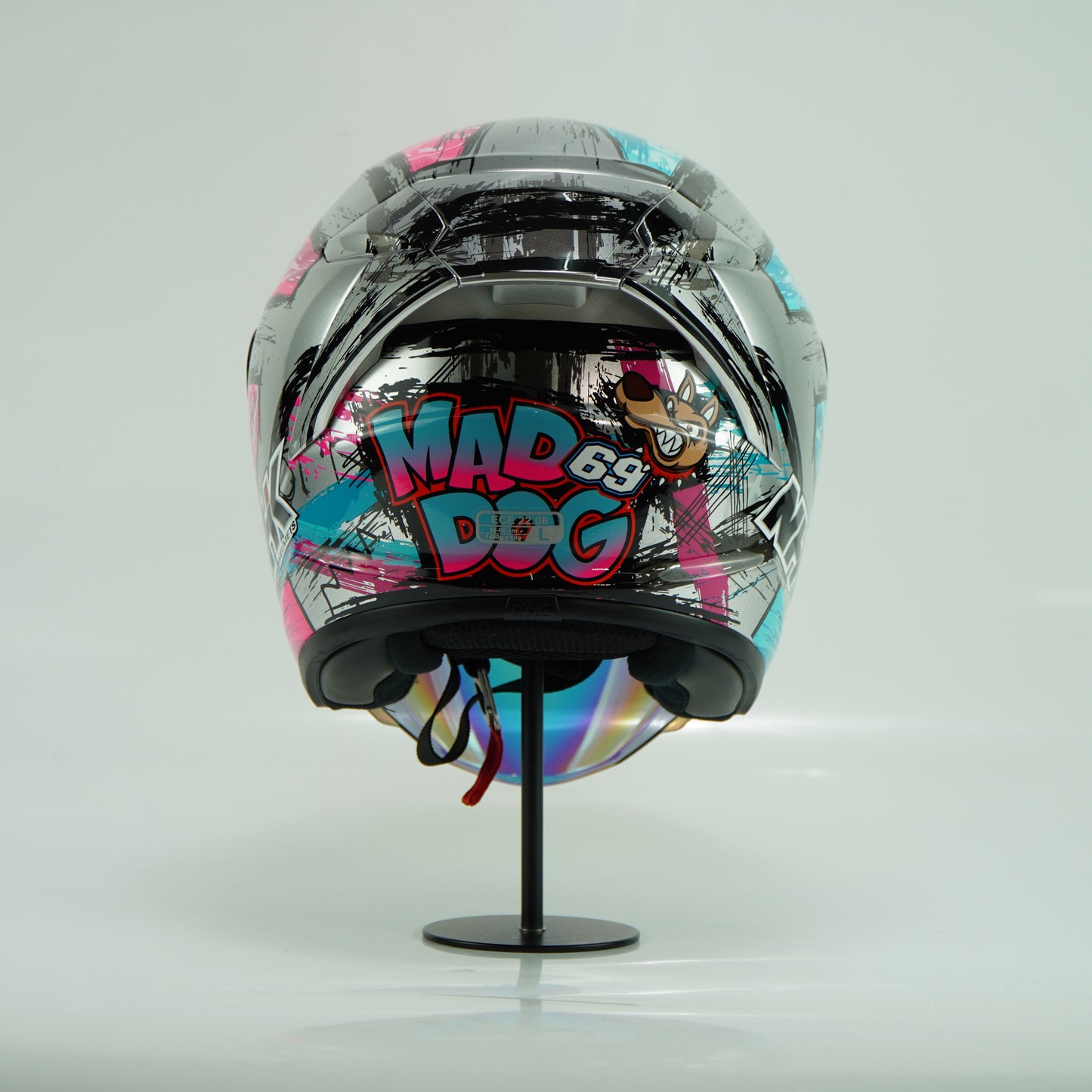 NHK Helmet S1GP S Archie (Chrome Silver Glossy)