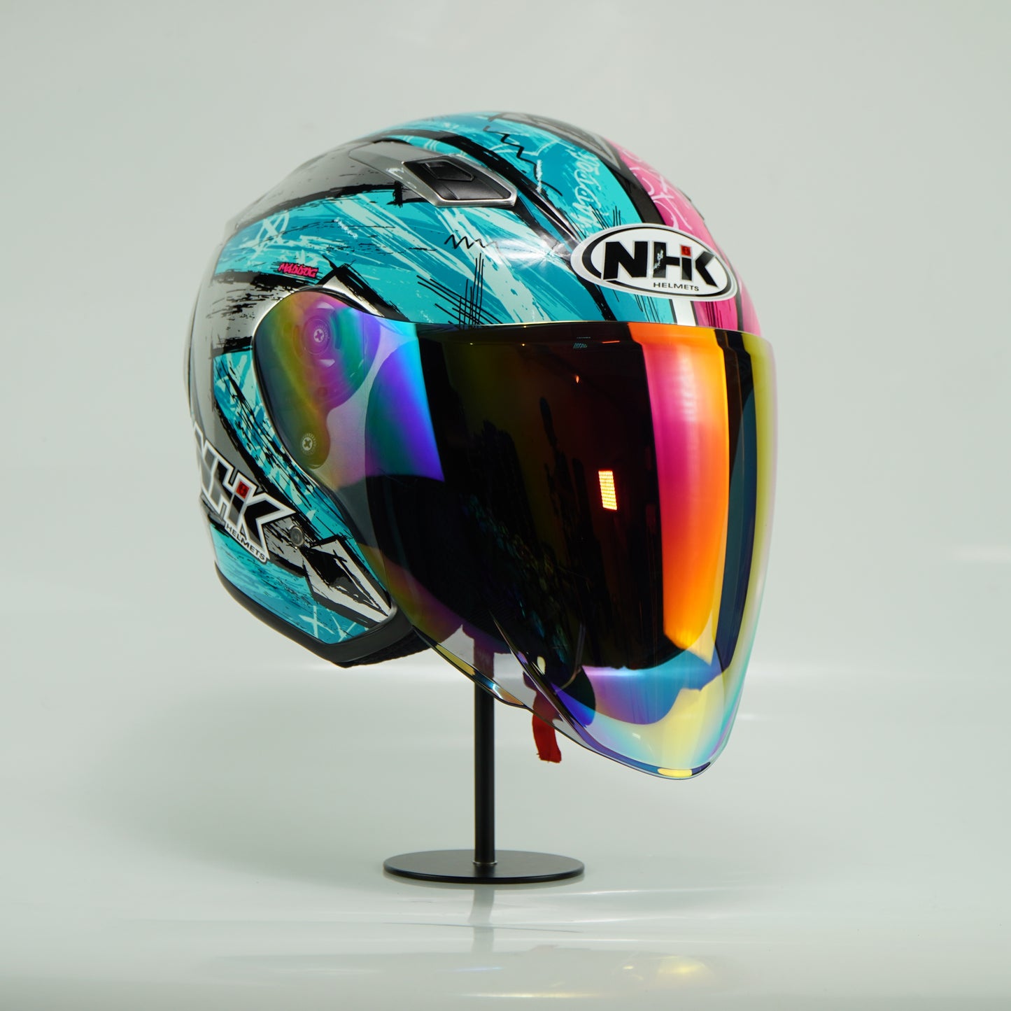 NHK Helmet S1GP S Archie (Chrome Silver Glossy)
