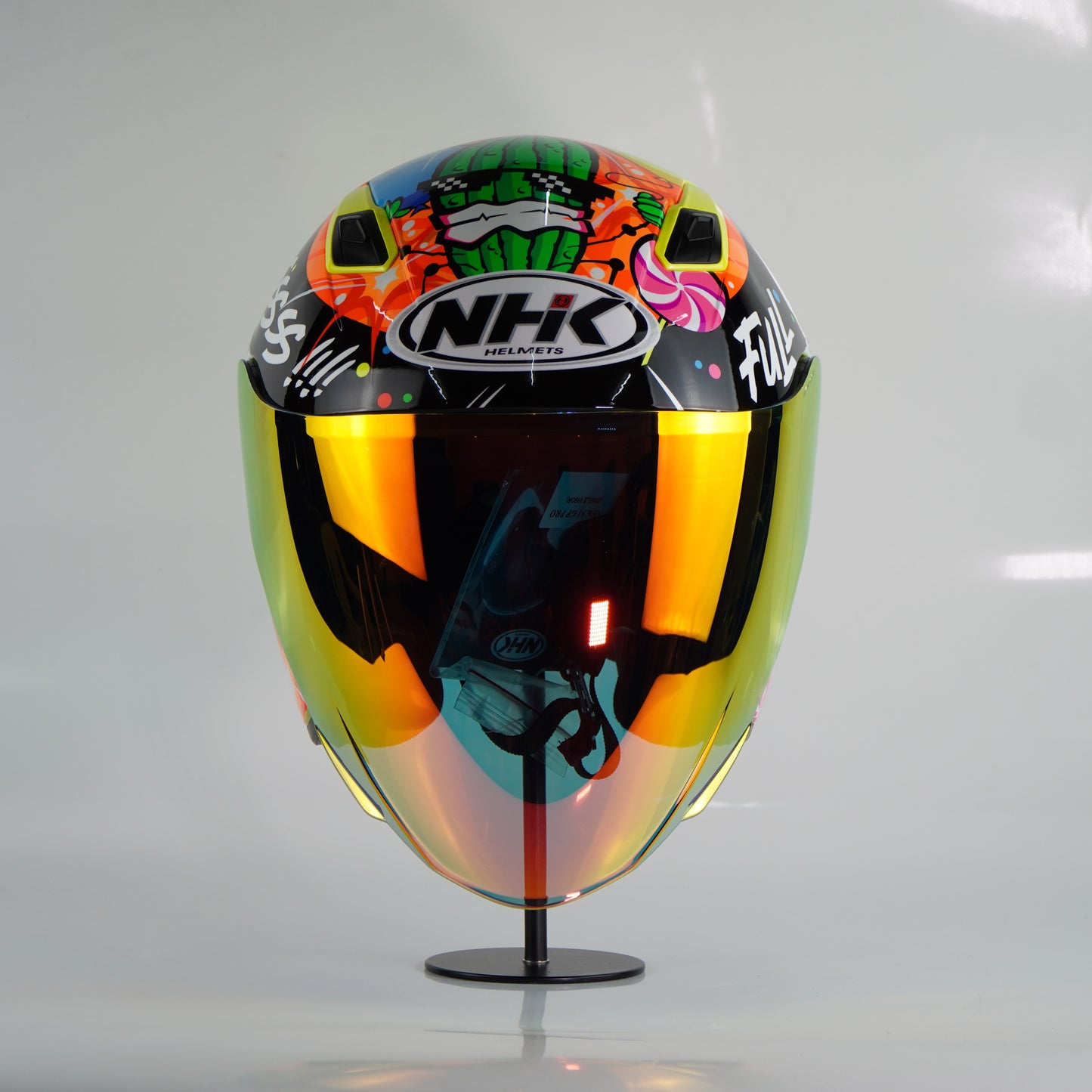 NHK Helmet S1GP S Ortola #5 (Yellow Flo Glossy)