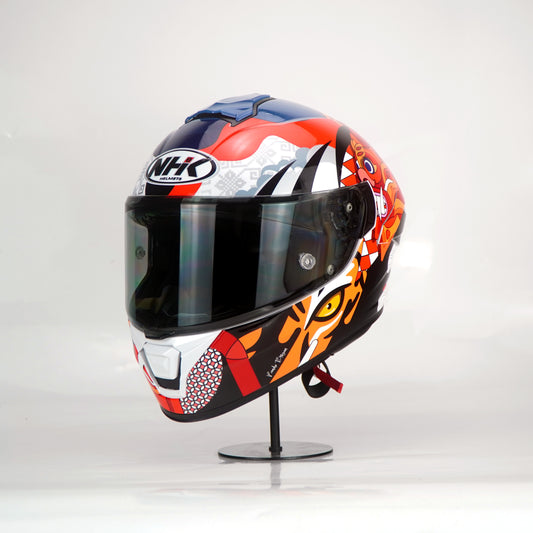 NHK Helmet K5R SV Bobend Sneyder #7 (White Glossy)