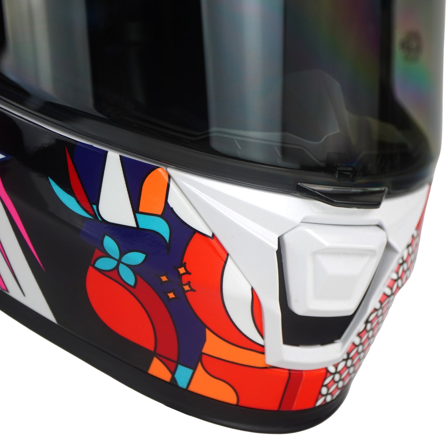 NHK Helmet K5R SV Bobend Sneyder #7 (White Glossy)