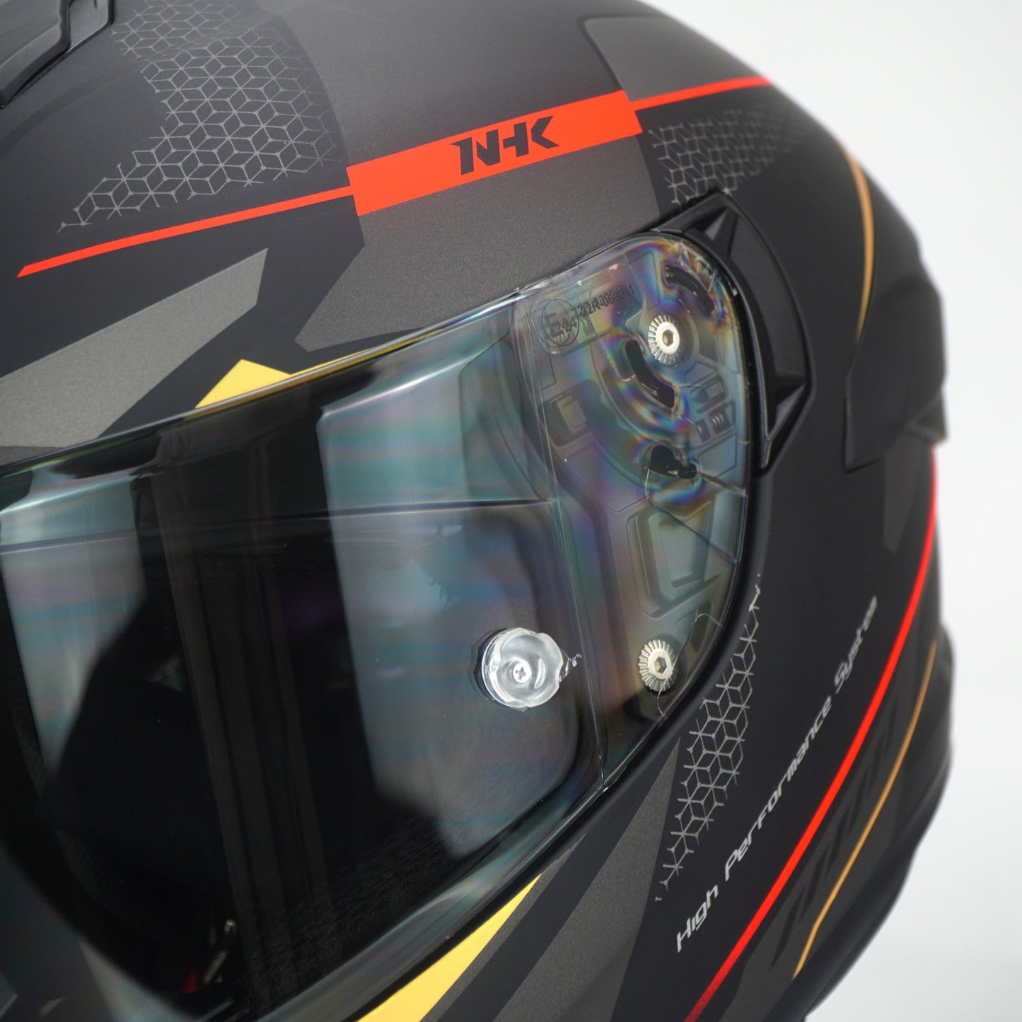 NHK Helmet K5R SV Anomalistic (Black/Red Doft)