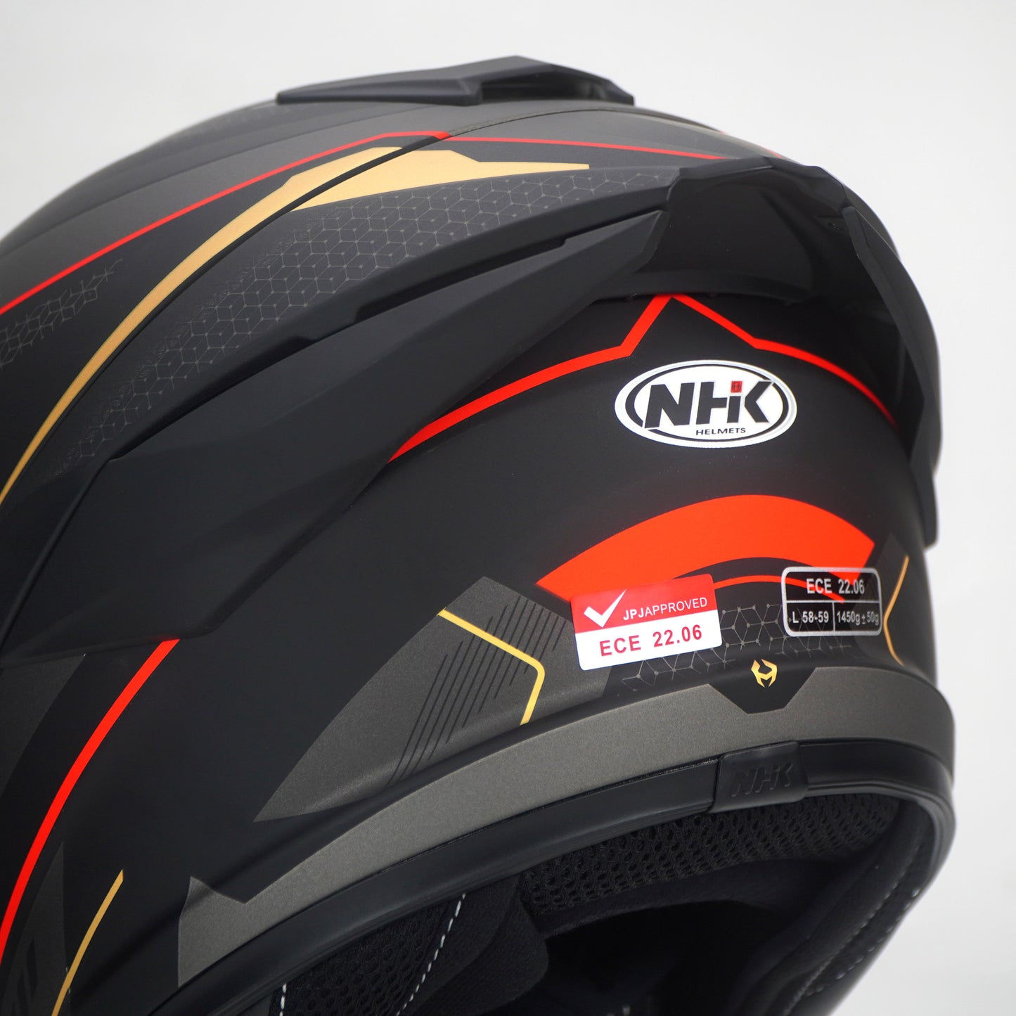 NHK Helmet K5R SV Anomalistic (Black/Red Doft)