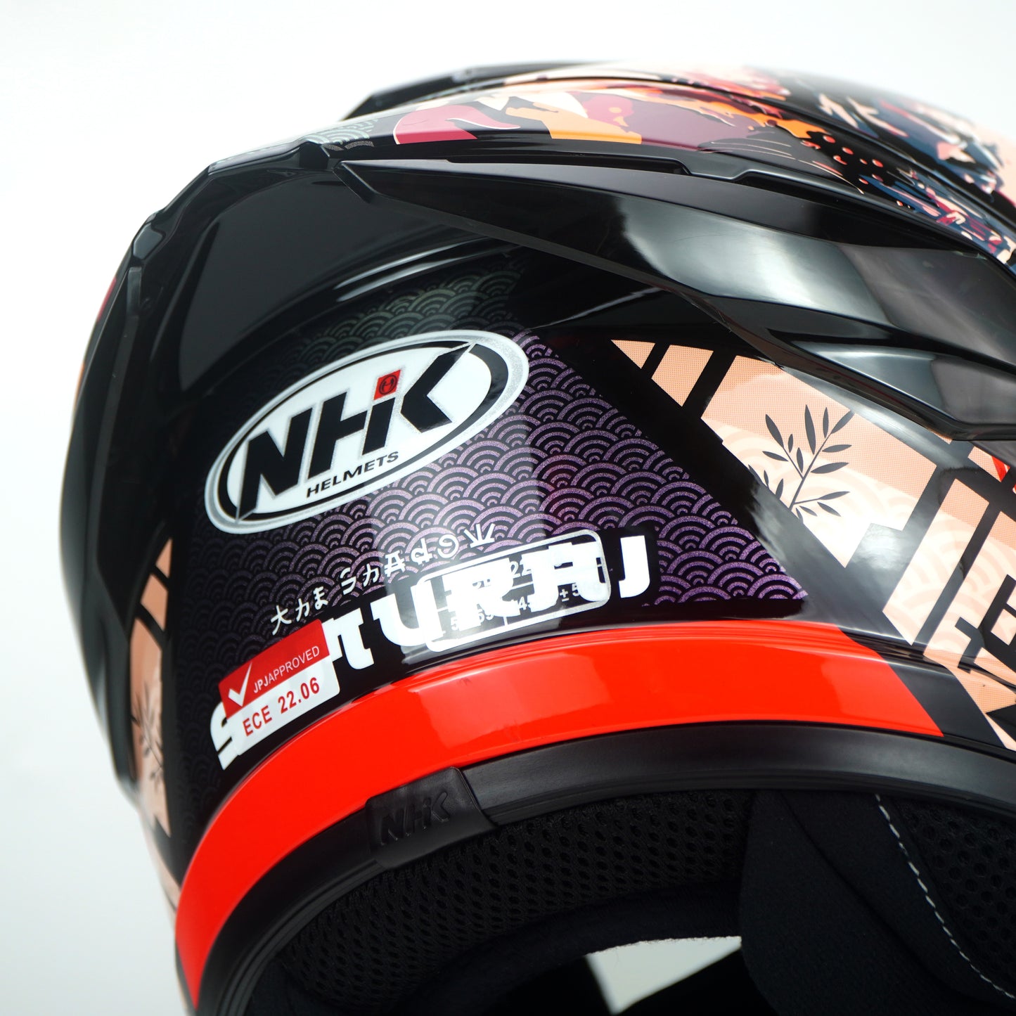 NHK Helmet K5R SV Warrior (Black Glossy)