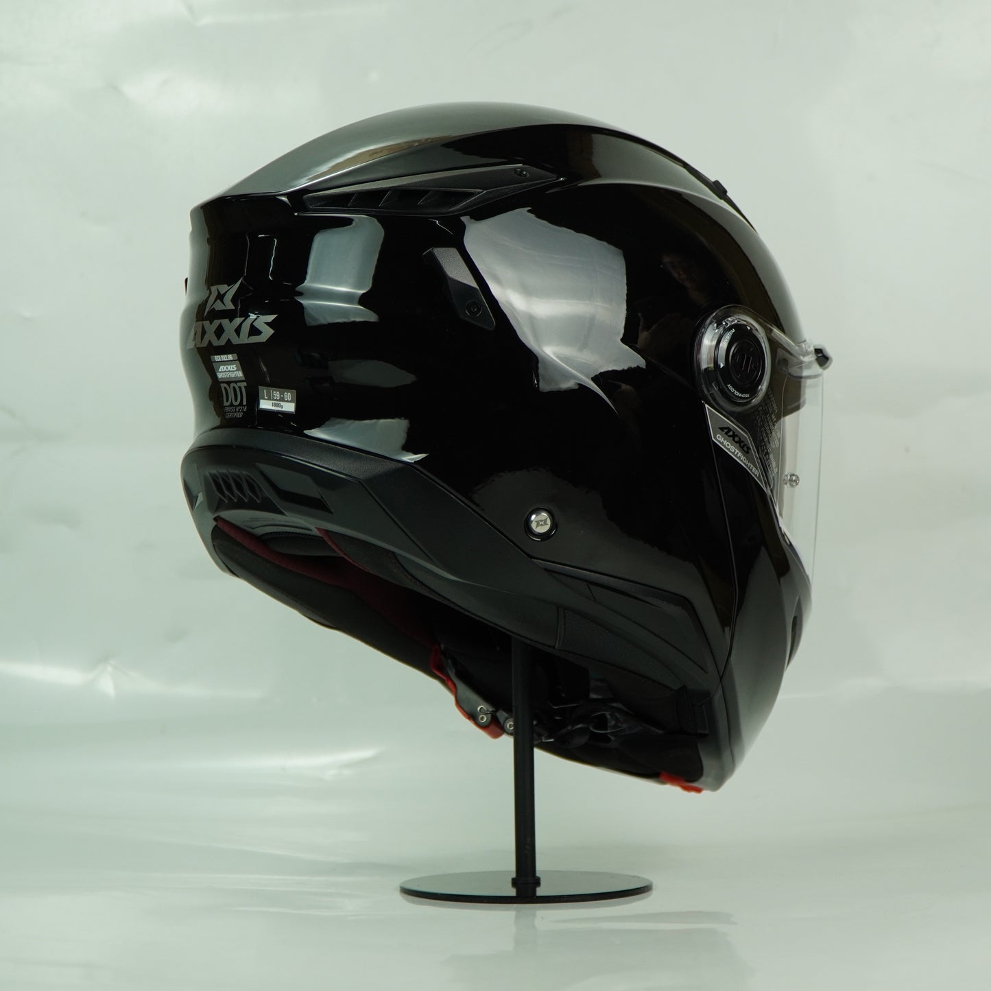 Axxis Helmet Ghost Fighter (Solid A1 Gloss Black)