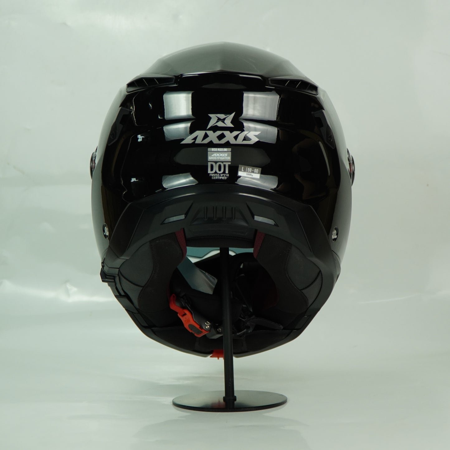 Axxis Helmet Ghost Fighter (Solid A1 Gloss Black)