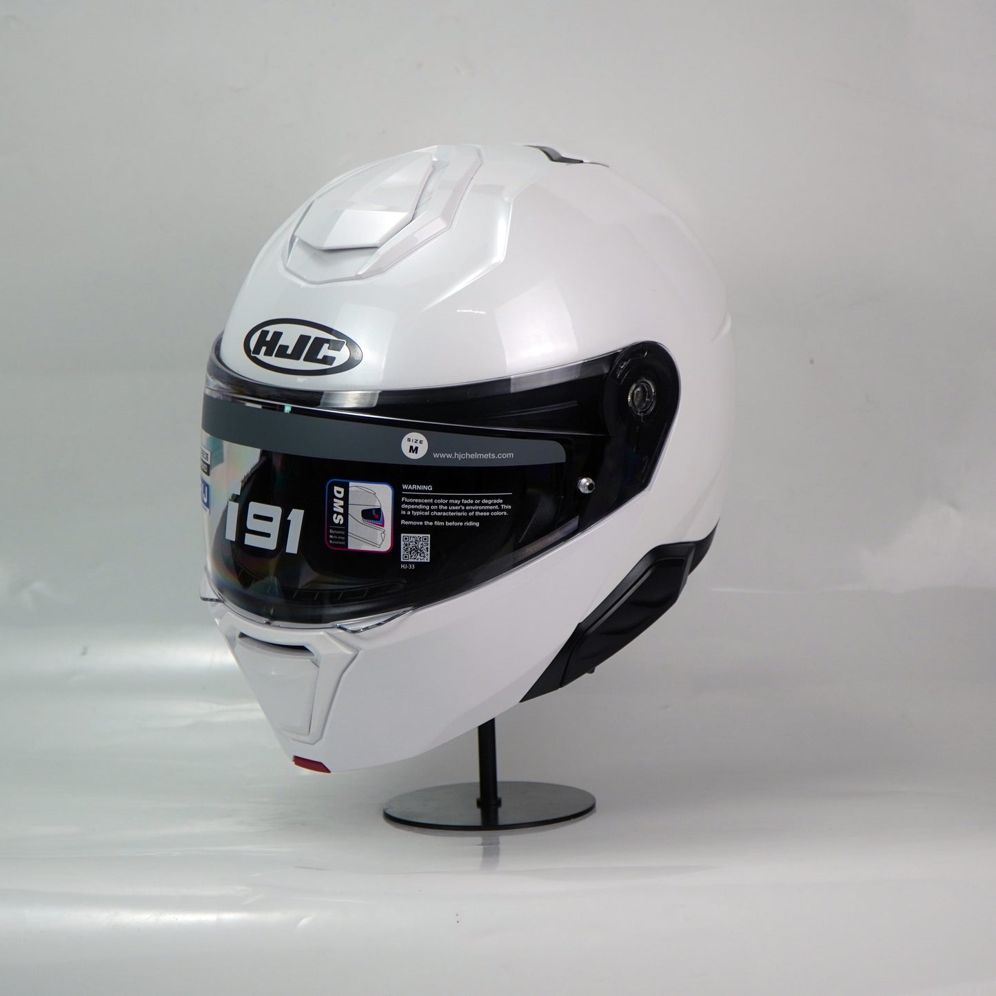 HJC Helmet I91 Solid (Pearl White)