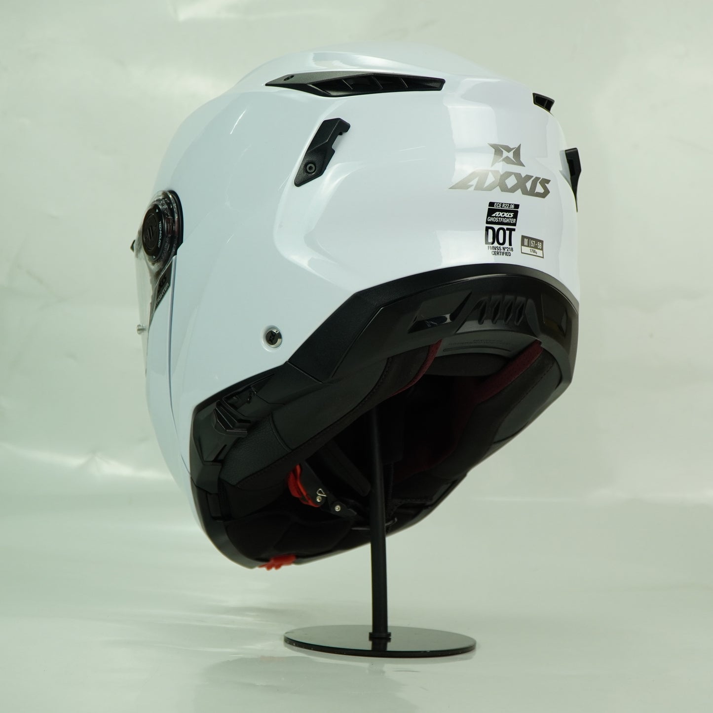 Axxis Helmet Ghost Fighter (Solid A0 Gloss White)