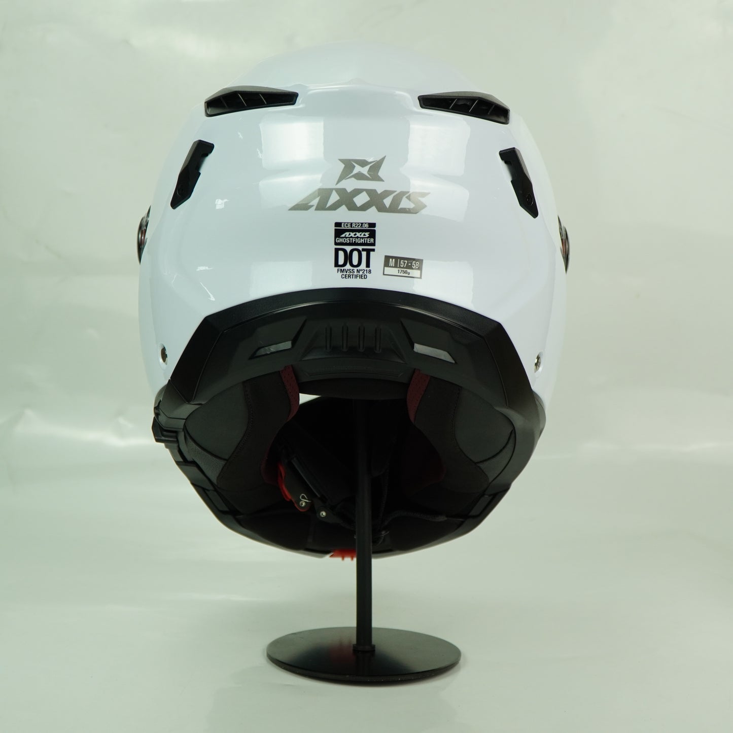 Axxis Helmet Ghost Fighter (Solid A0 Gloss White)
