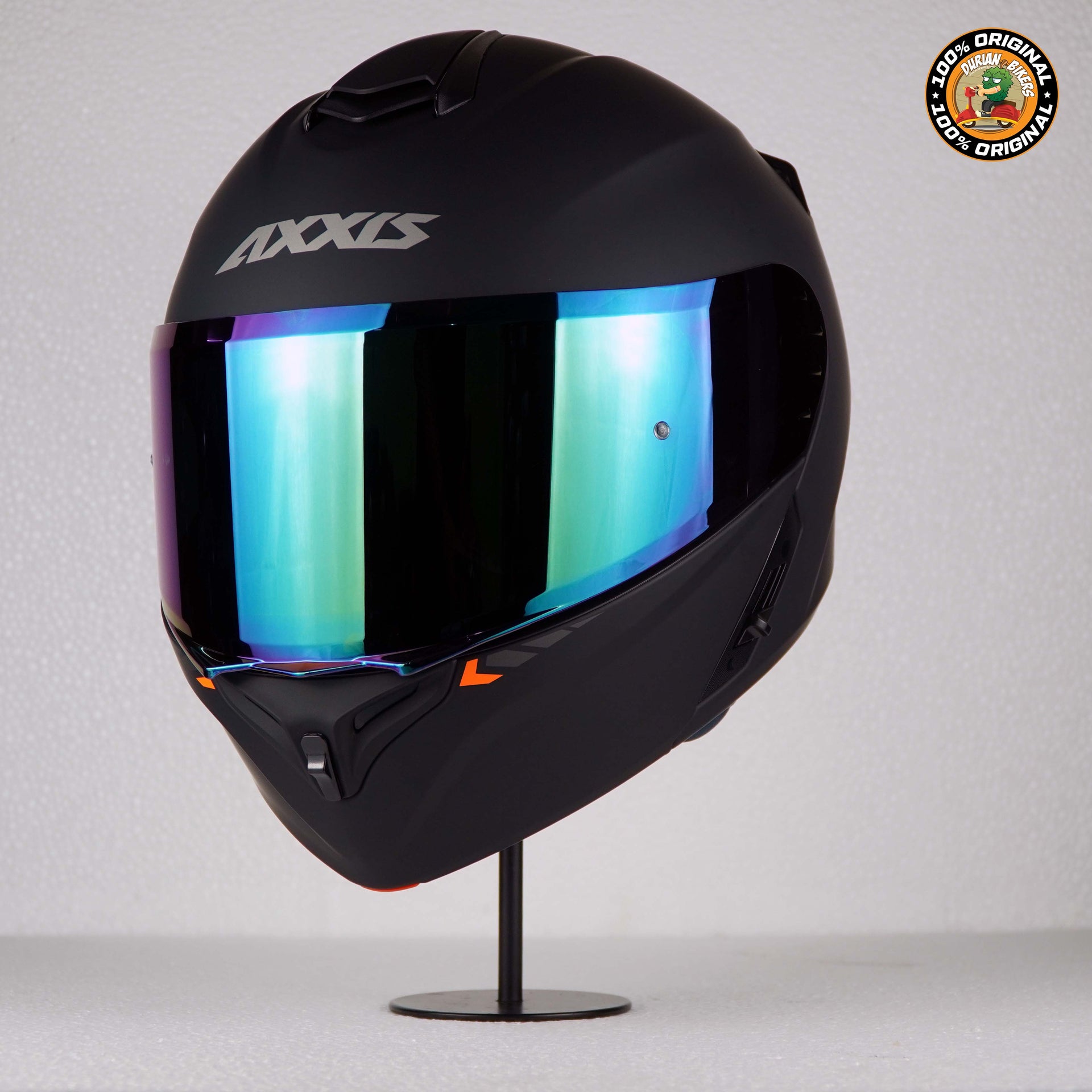 Axxis Helmet Storm S Solid (A1 Matt Black) – Durian Bikers