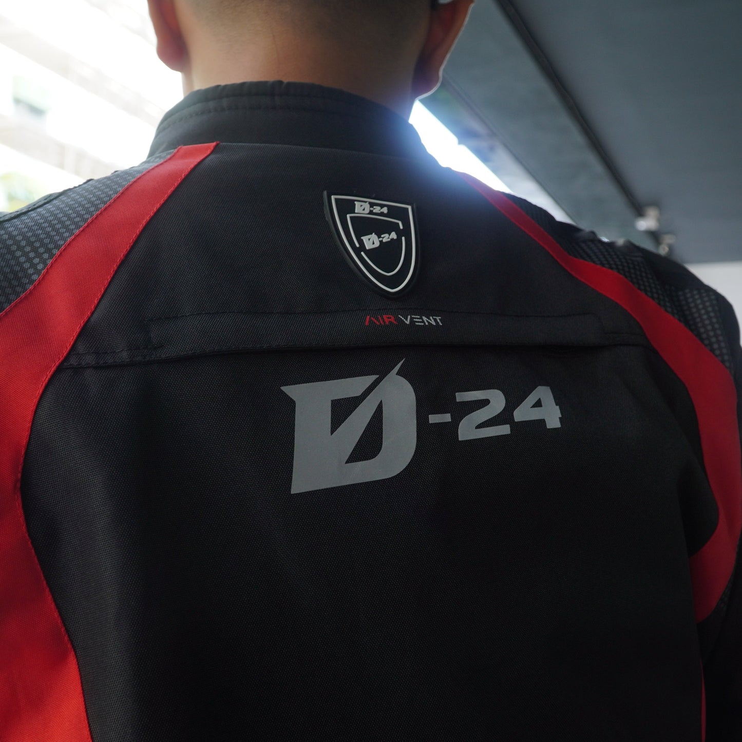 Durian Bikers D-24 Men Jacket Mesh (Black/Red)