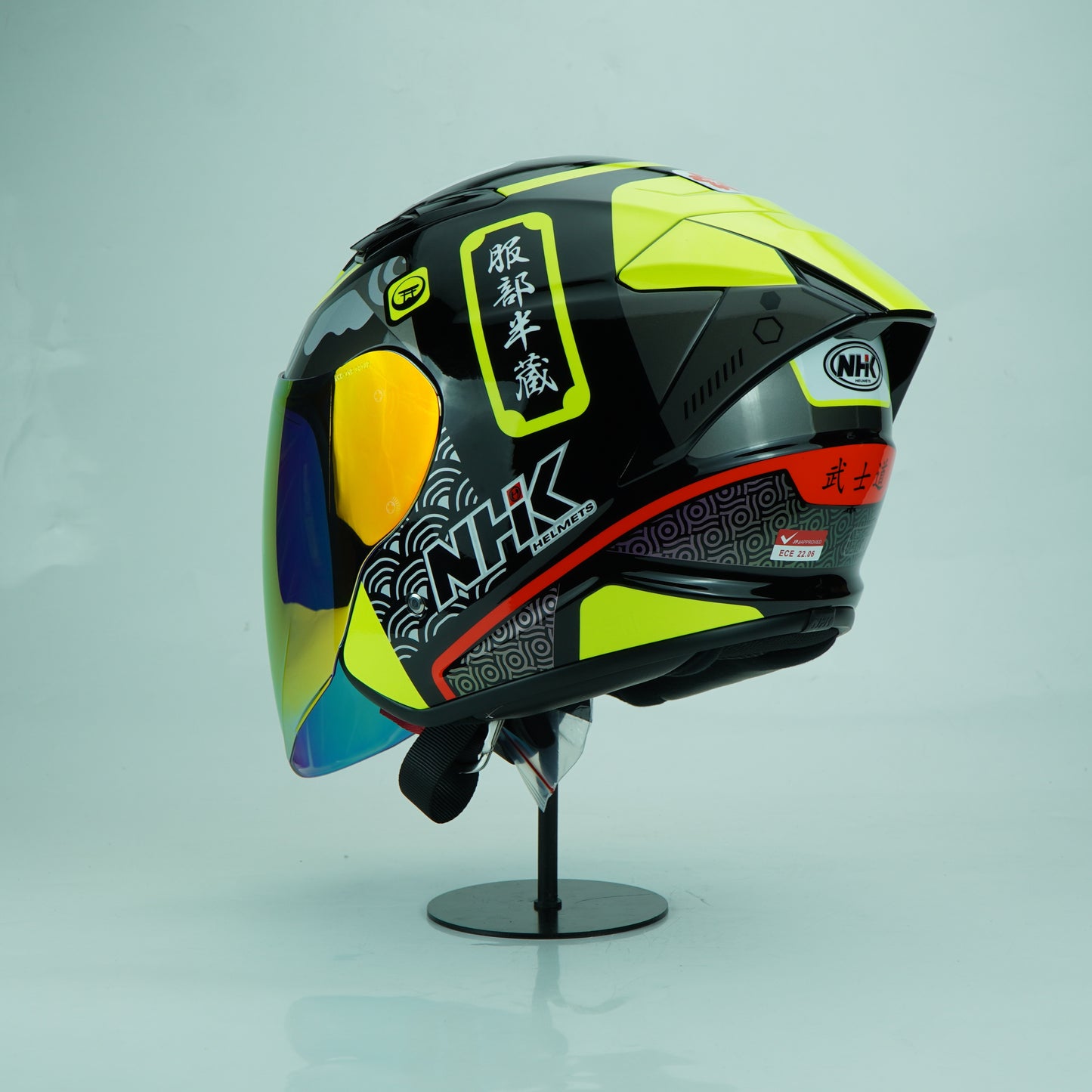 NHK Helmet S1GP S Bushido (Black/Yellow Glossy)