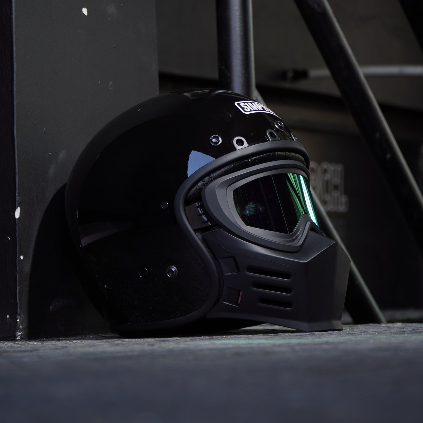 Simpson Chopper Visor (Mirror)