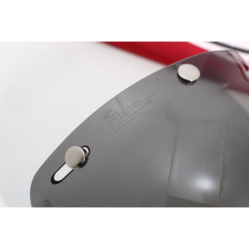 Bell Visor Sparepart for Custom 500 PS-3 Snap (Bubble Shield Dark Smoke)