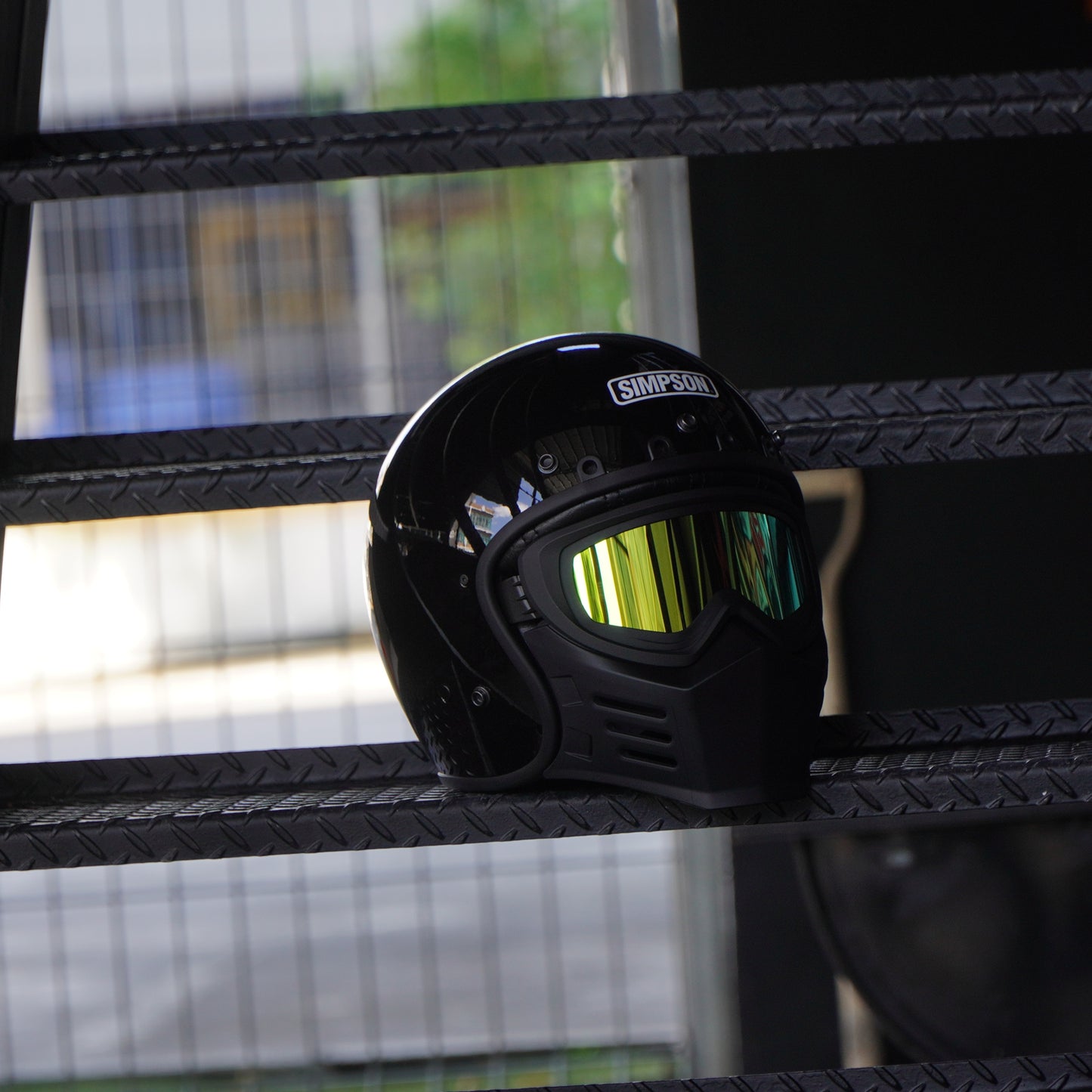 Simpson Chopper Visor (Gold)