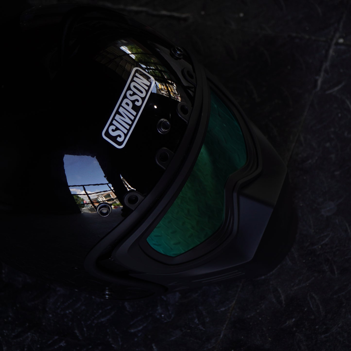 Simpson Chopper Visor (Mirror)