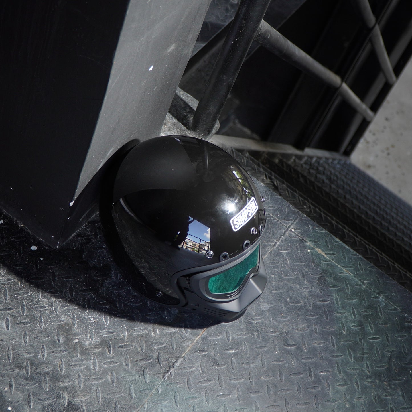 Simpson Chopper Visor (Mirror)