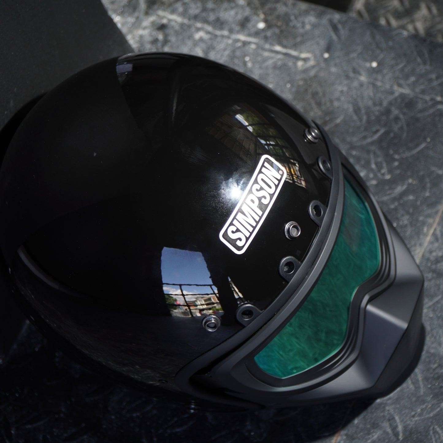 Simpson Chopper Visor (Mirror)