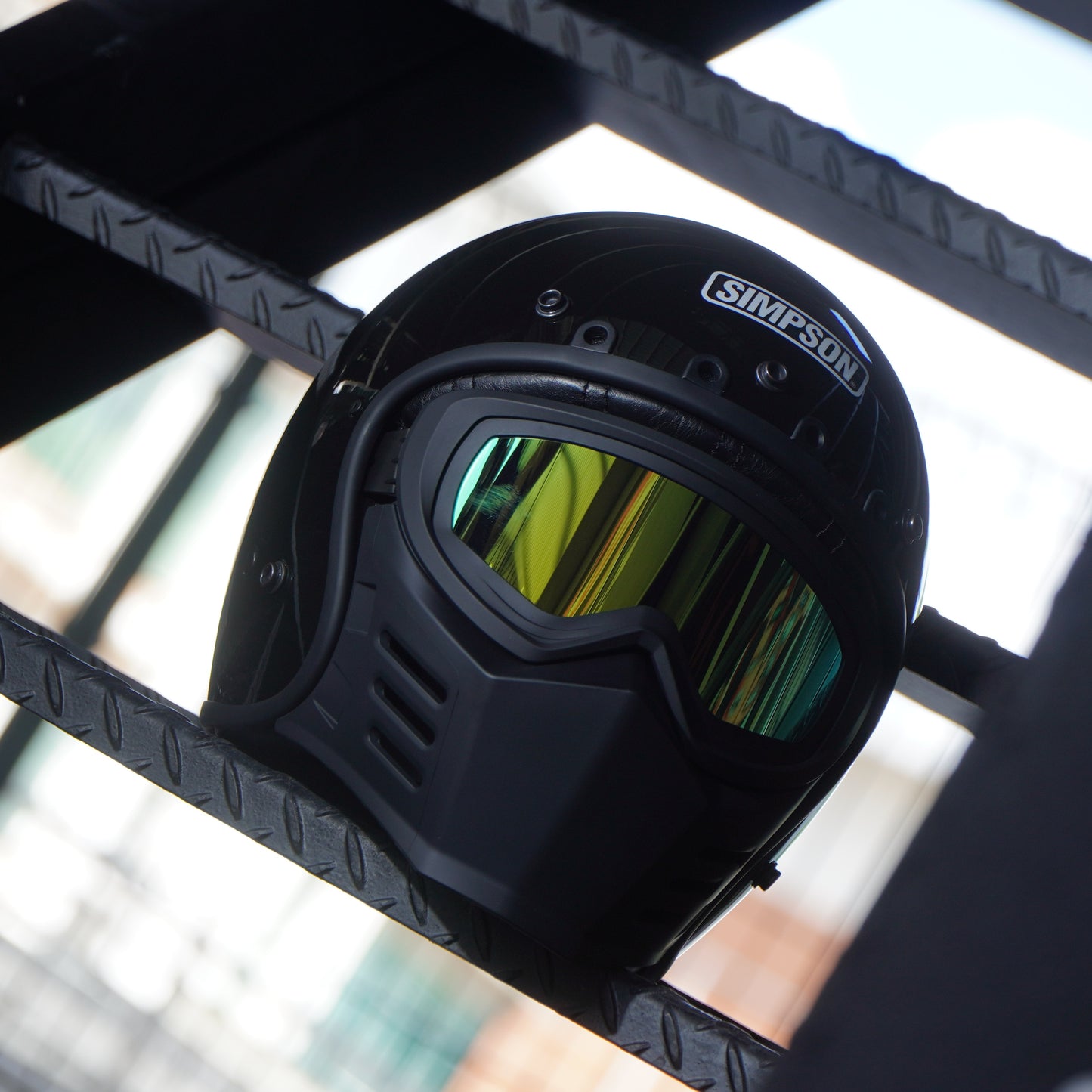 Simpson Chopper Visor (Gold)