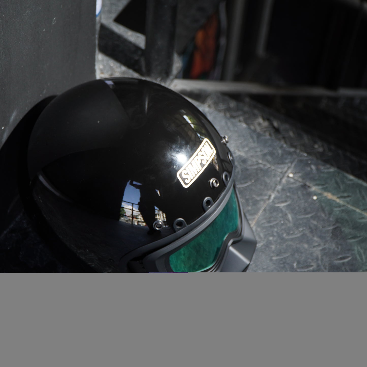 Simpson Chopper Visor (Mirror)