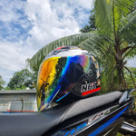 NHK S1GP Visor Sparepart (Titan Purple)