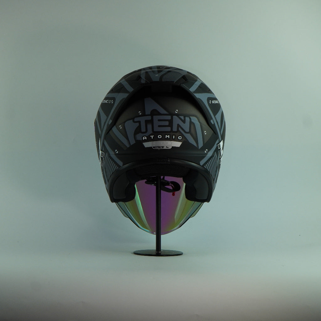 NHK Helmet S1GP S Atomic (Black/Silver Doft)