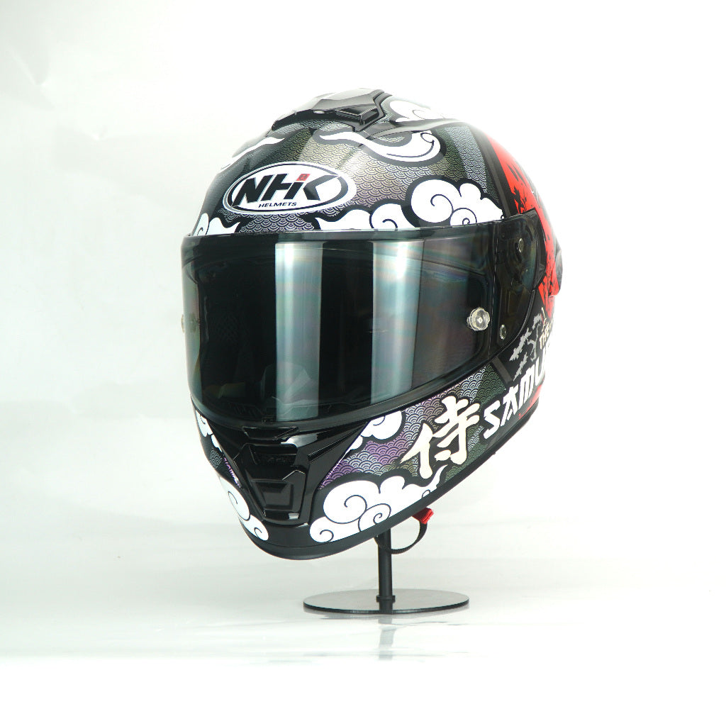 NHK Helmet K5R SV Samurai Assassin (Black Glossy)