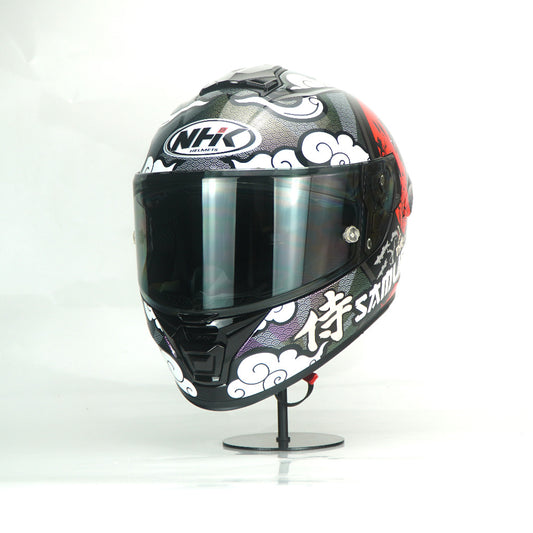 NHK Helmet K5R SV Samurai Assassin (Black Glossy)