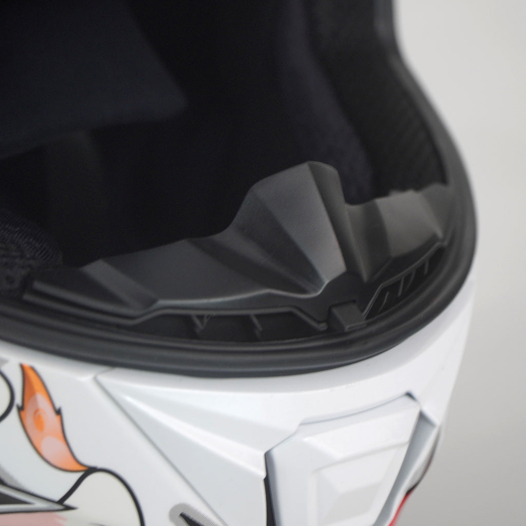 NHK Helmet K5R SV Alonso Lopez #8 (White Glossy)