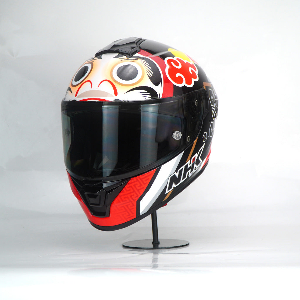 NHK Helmet K5R SV Miha #2 (Black/Red Glossy)