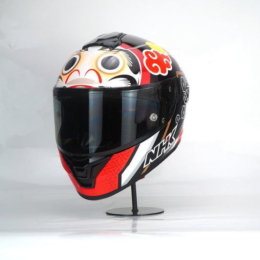 NHK Helmet K5R SV Miha #2 (Black/Red Glossy)