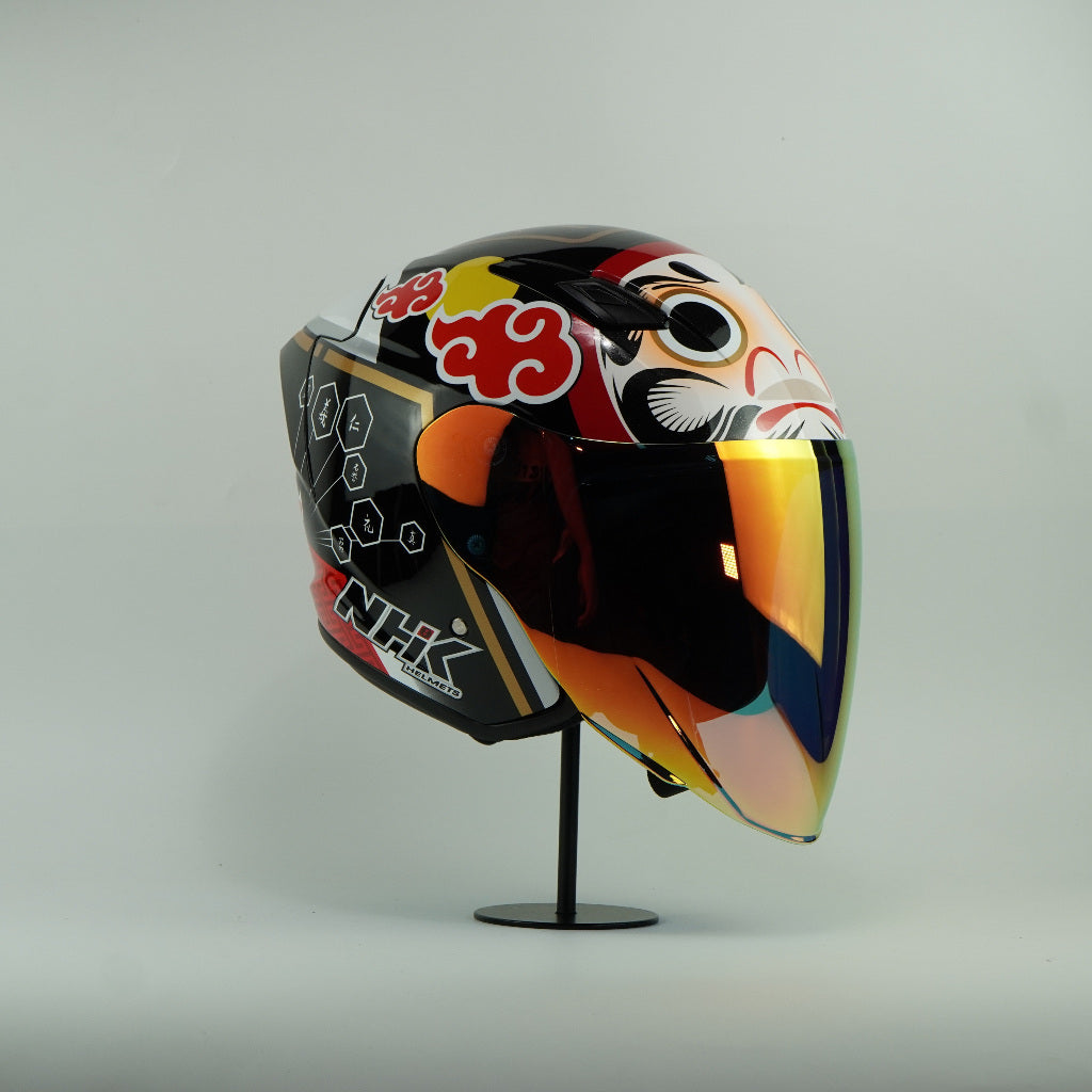NHK Helmet S1GP S Miha #2 (Black Glossy)